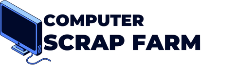 blue and white illustrative computer repair logo (1)